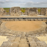 El deporte pone en valor el teatro romano de Regina