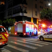 Un dron causa un incendio en una vivienda de Badajoz