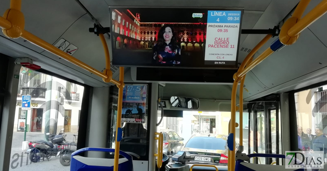 Las nuevas mejoras en los autobuses urbanos de Badajoz