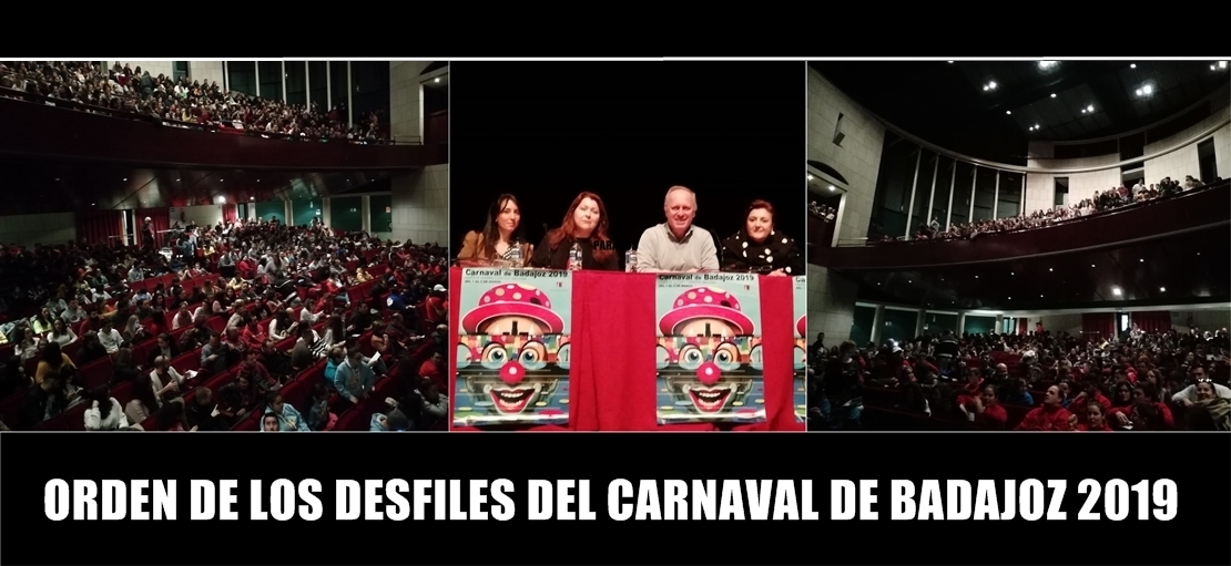 Ya se conoce el orden del Desfile de Comparsas del Carnaval de Badajoz 2019