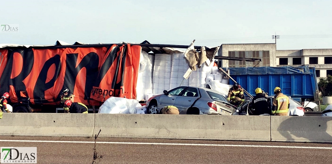 Imágenes del accidente en la autovia A-5