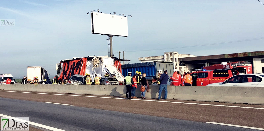 Imágenes del accidente en la autovia A-5