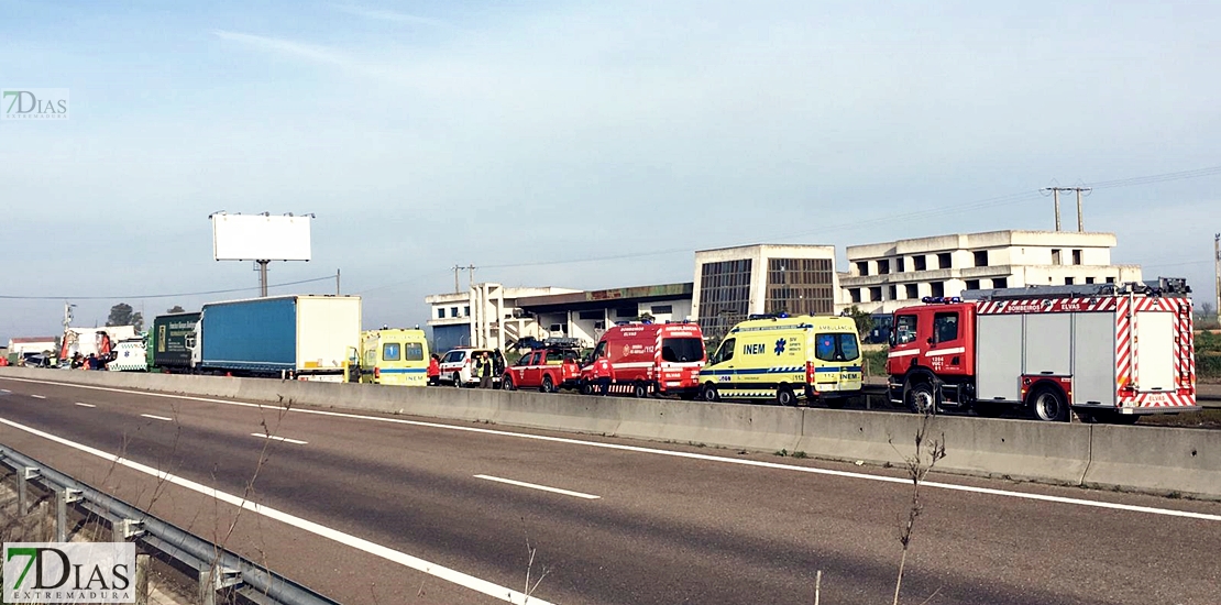 Imágenes del accidente en la autovia A-5