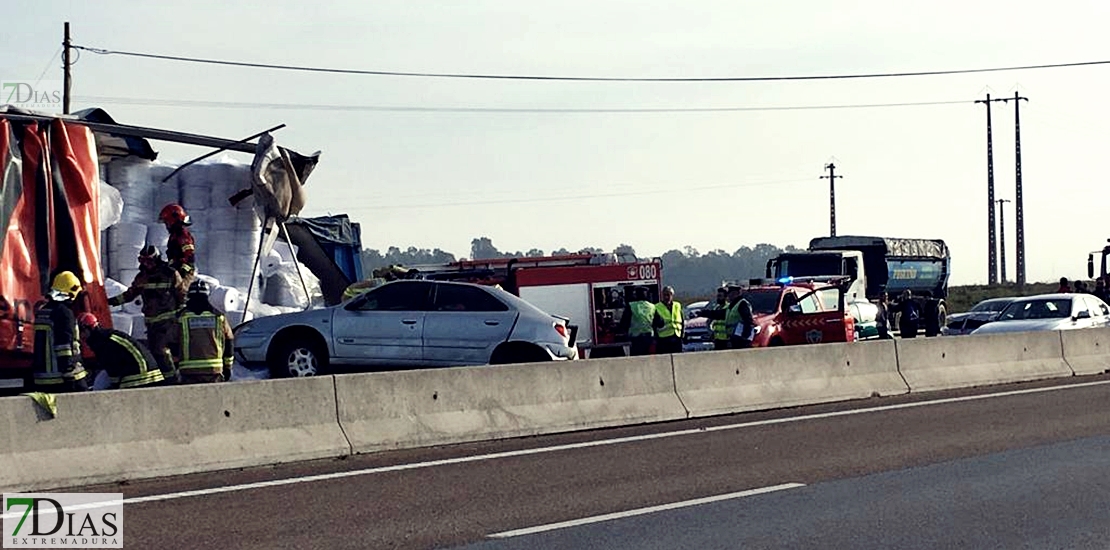 Imágenes del accidente en la autovia A-5