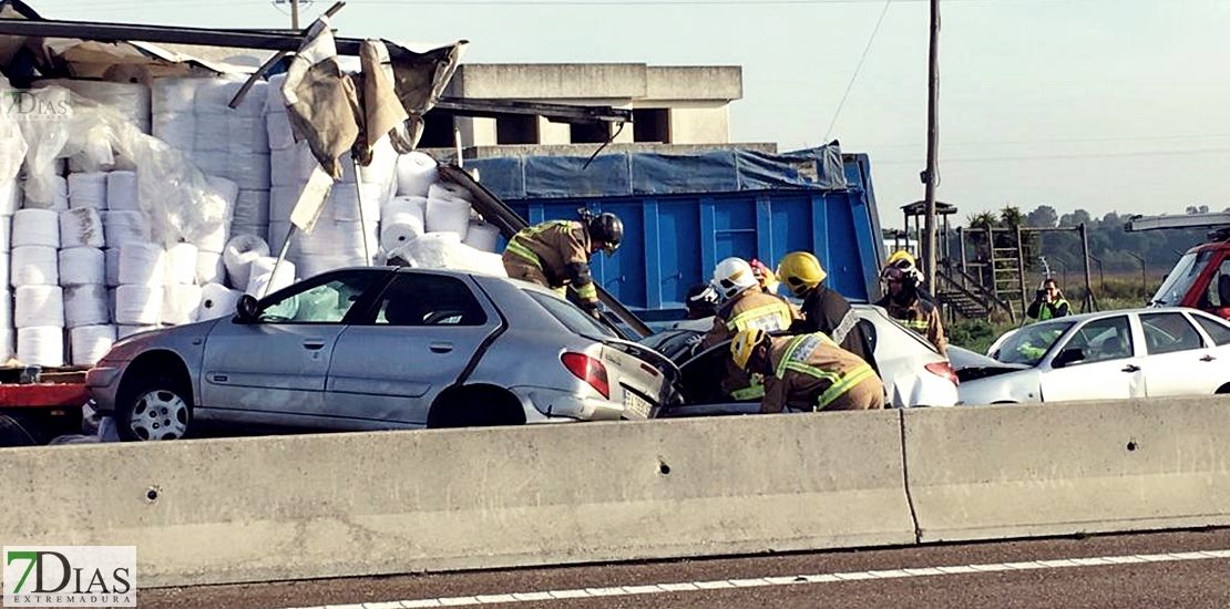 Imágenes del accidente en la autovia A-5