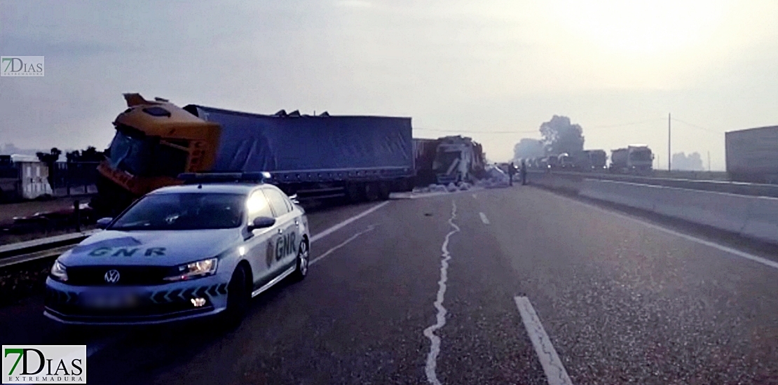 Imágenes del accidente en la autovia A-5