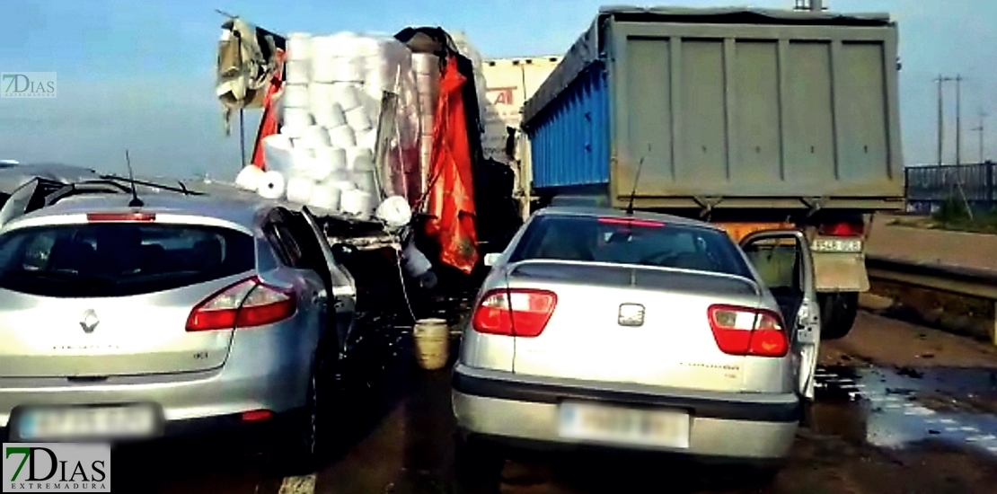 Imágenes del accidente en la autovia A-5