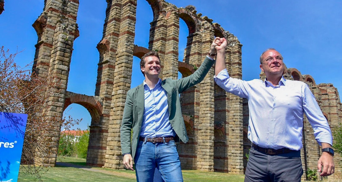 Casado: “70% más de inversión para Cataluña y en Extremadura un mecánico para el tren”