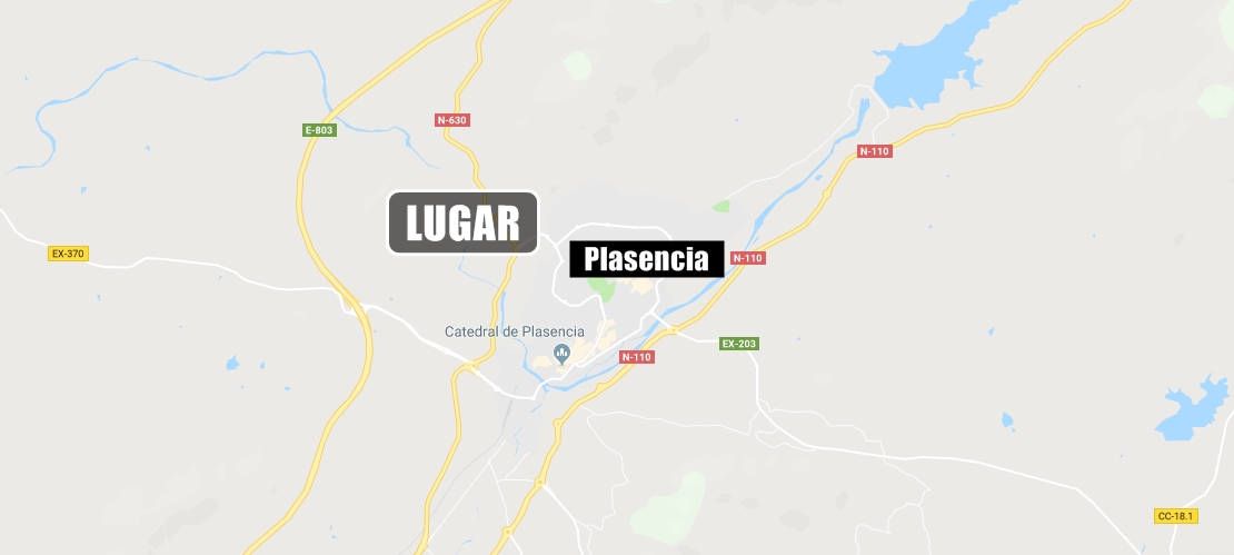 Un herido grave en una colisión coche/bici en Plasencia