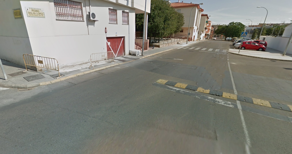 Mujer atropellada en una calle de Badajoz