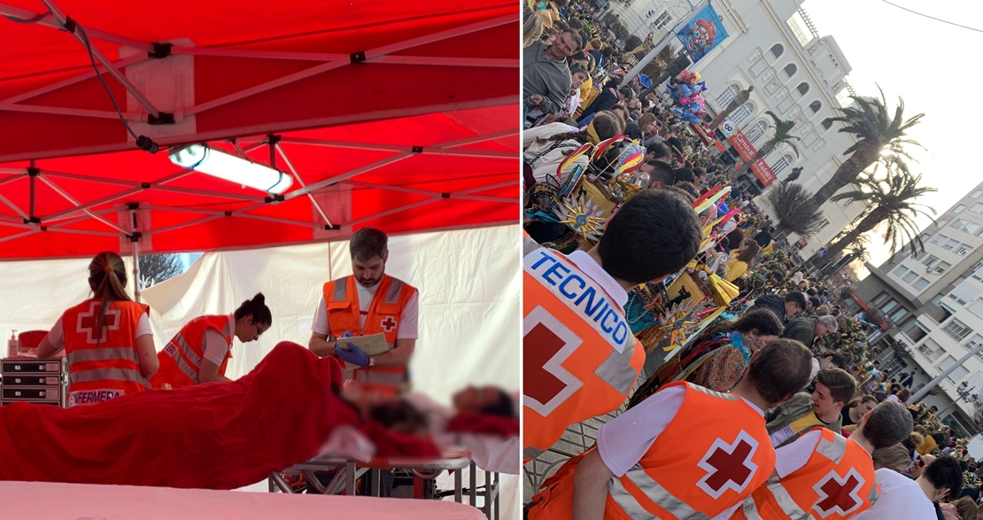 Cruz Roja realiza 117 asistencias durante el Desfile de Comparsas de Badajoz
