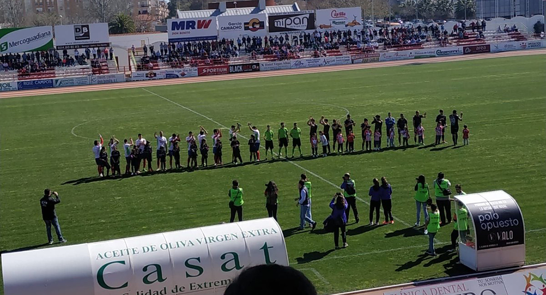 Un penalti en el descuento frena el ímpetu del CD. Don Benito