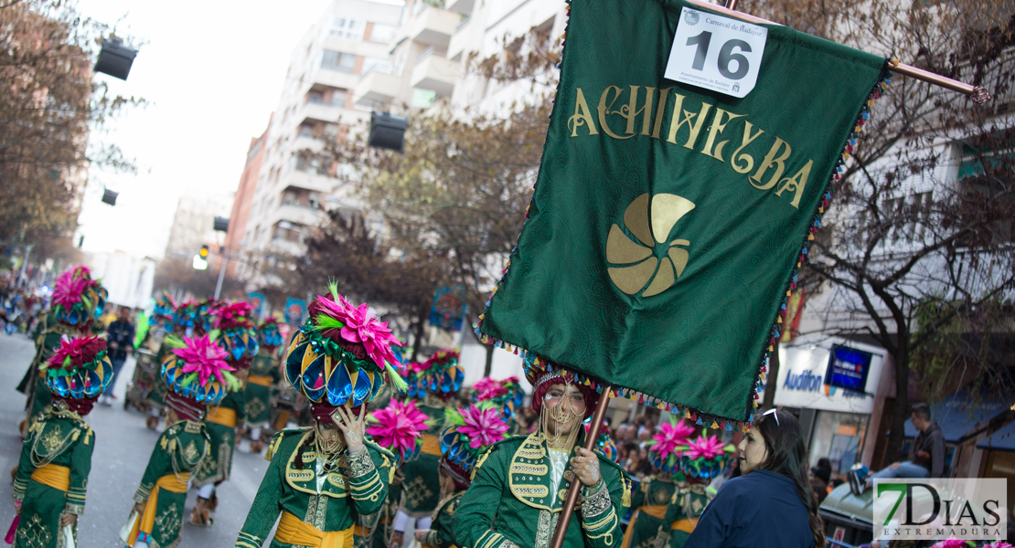 Gran nivel en el desfile de comparsas infantil del Carnaval de Badajoz