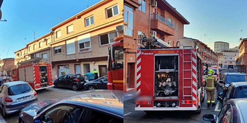 Incendio de vivienda en Coria