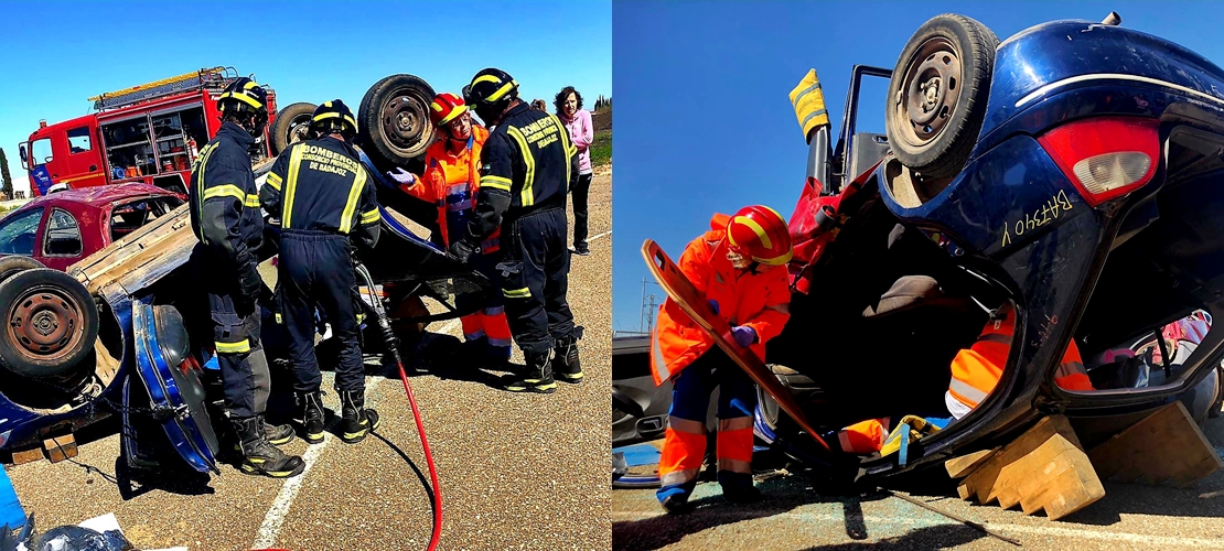 Jornadas para mejorar la atención en sucesos entre bomberos del CPEI y sanitarios