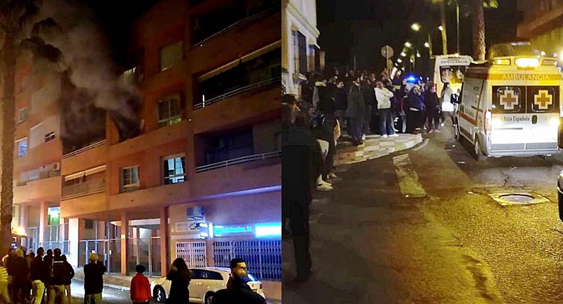 Tres niñas, de 2, 9 y 14 años, entre las personas afectadas por el incendio de Almendralejo