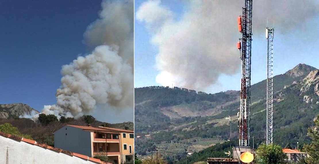 Incendio forestal en el Geoparque Villuercas-Ibores-Jara