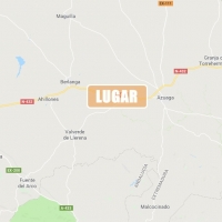 Herido grave en una salida de vía en la Nacional 432