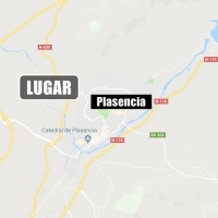 Un herido grave en una colisión coche/bici en Plasencia