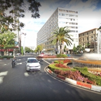 Herido un joven en la Fuente Luminosa de Cáceres