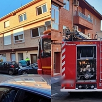 Incendio de vivienda en Coria