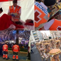 Aumentan un 30% las actuaciones de Cruz Roja en el Carnaval de Badajoz