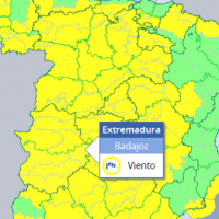 Alerta amarilla ante la previsión de lluvias y vientos en varias zonas de Extremadura