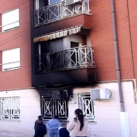 Seis personas intoxicadas por el incendio de un bajo en Mérida