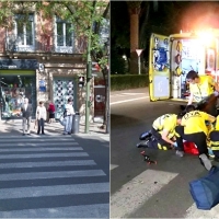 Una mujer es atropellada en el centro de Cáceres