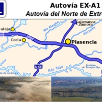 La niebla también afecta al norte de Extremadura