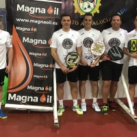 Buen papel de los policías locales extremeños en el regional andaluz de pádel