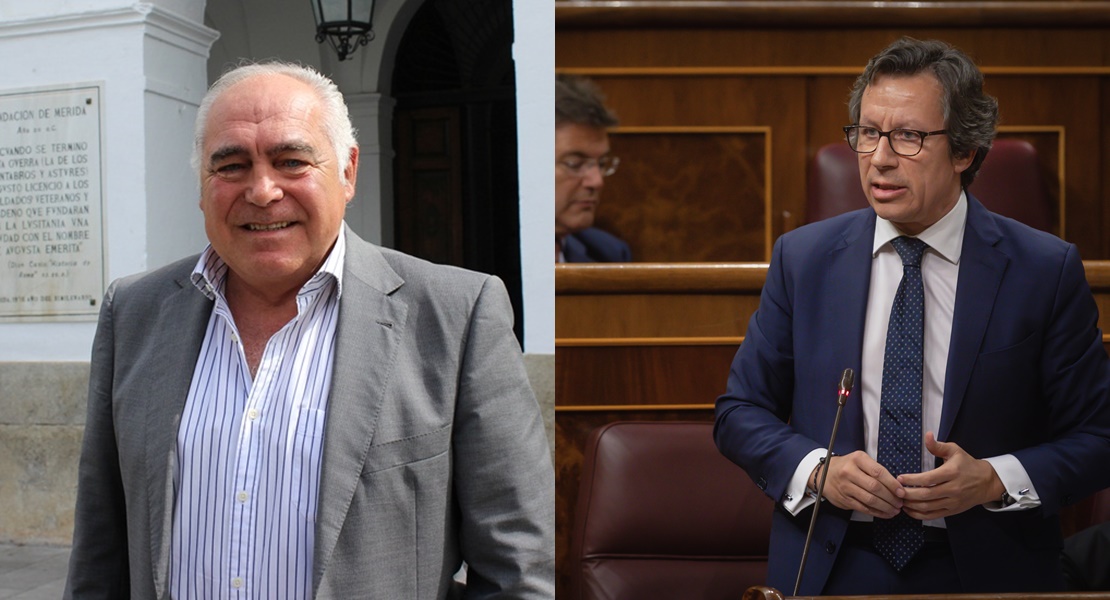 Carlos Floriano y Pedro Acedo, cabezas de lista del PP al Senado por Cáceres y Badajoz