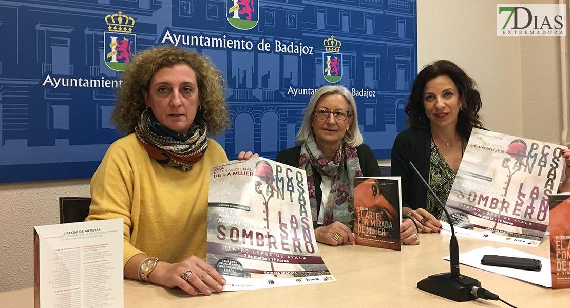 La mujer, protagonista del mes de marzo en Badajoz