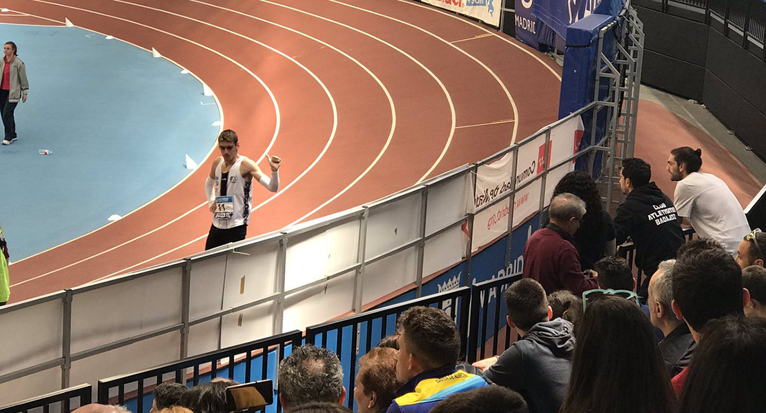 El extremeño Vicente Antúnez oro y record de Extremadura en el Campeonato de España