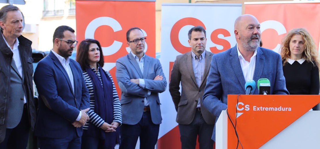 Paco Alcántara (Cs) trabajará para “crear empleo y riqueza” en Cáceres