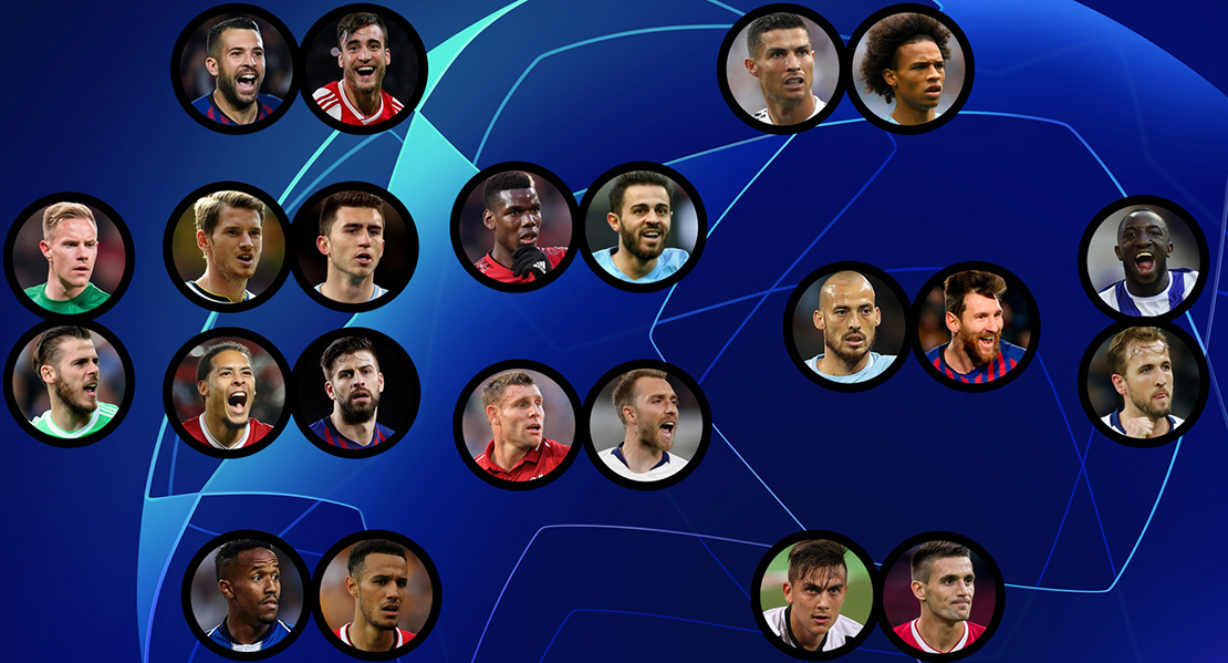 Cristiano Ronaldo se queda fuera del once ideal de los cuartos de Champions