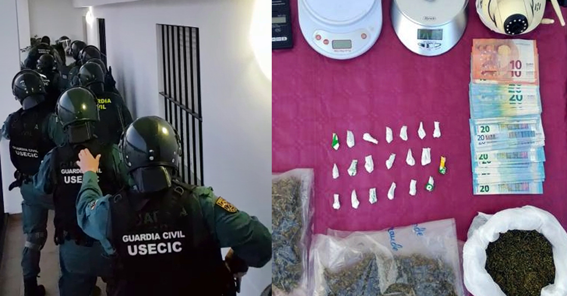 Detenida una familia de Acehucal por venta de drogas