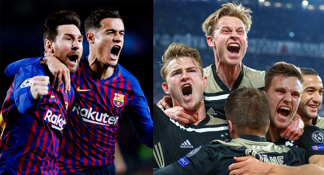 Barcelona y Ajax esperan a su rival en semifinales