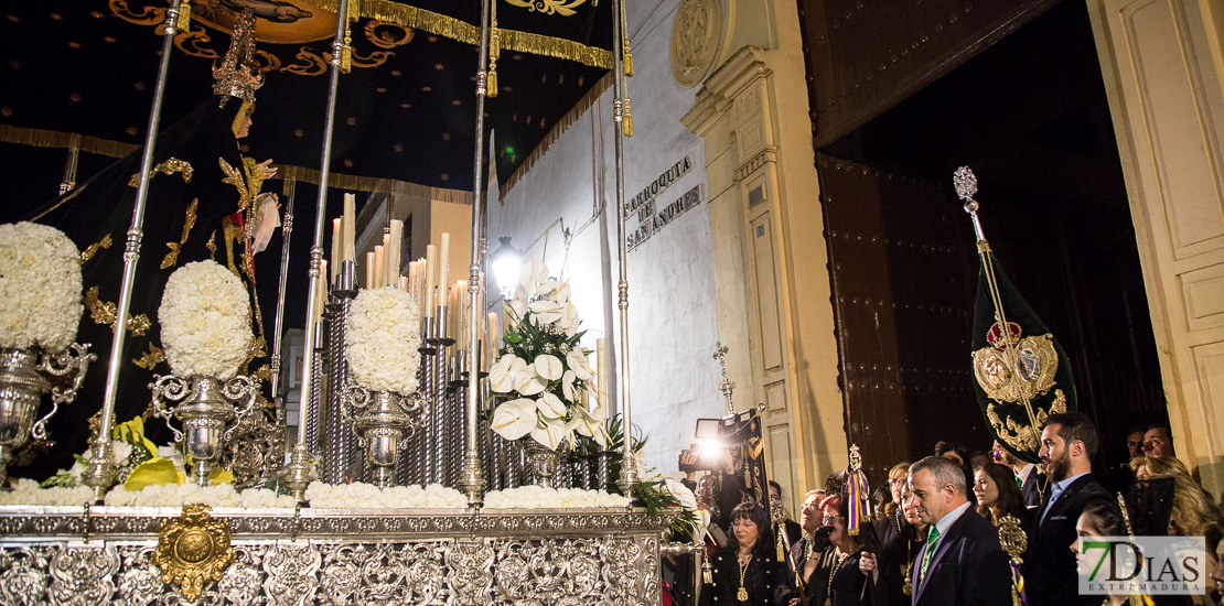 Las imágenes más íntimas del lunes Santo en Badajoz