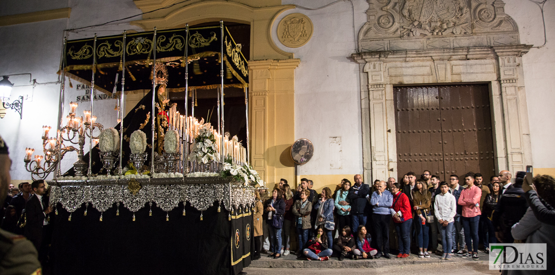 Las imágenes más íntimas del lunes Santo en Badajoz