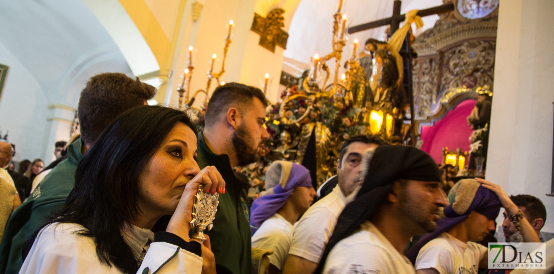 Miércoles Santo marcado por el mal tiempo en Badajoz