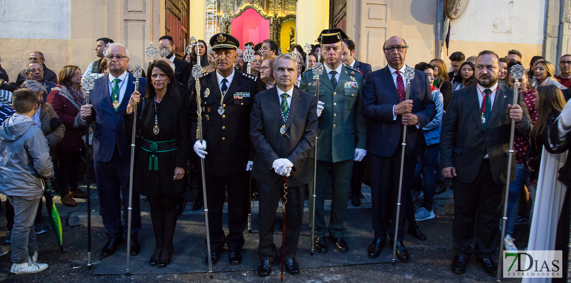 Miércoles Santo marcado por el mal tiempo en Badajoz