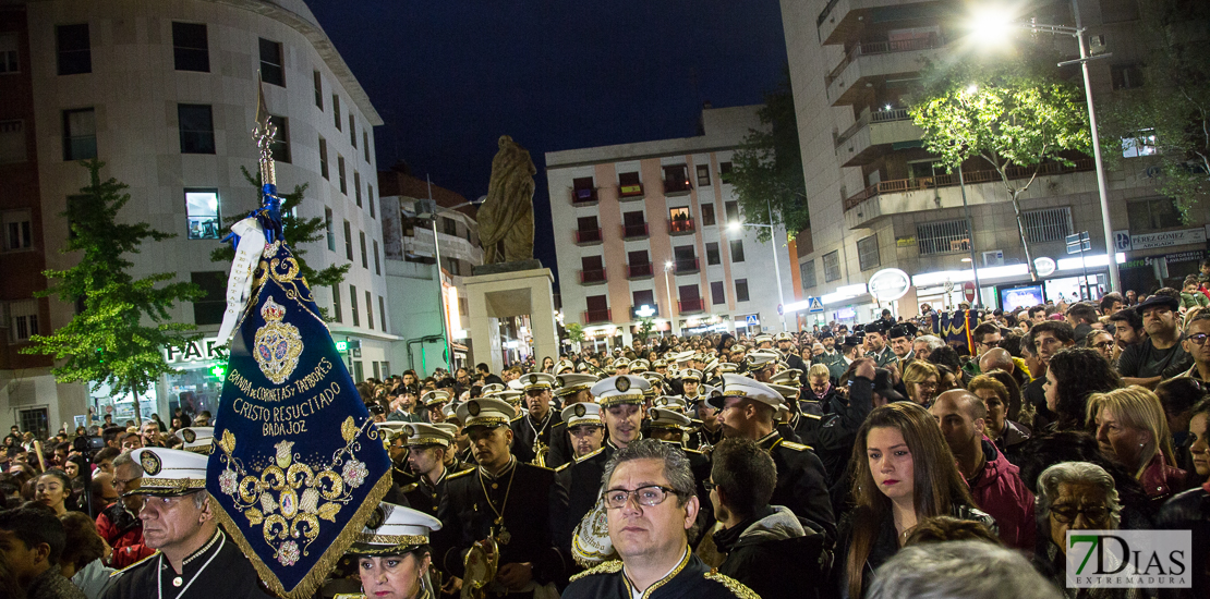 Miércoles Santo marcado por el mal tiempo en Badajoz