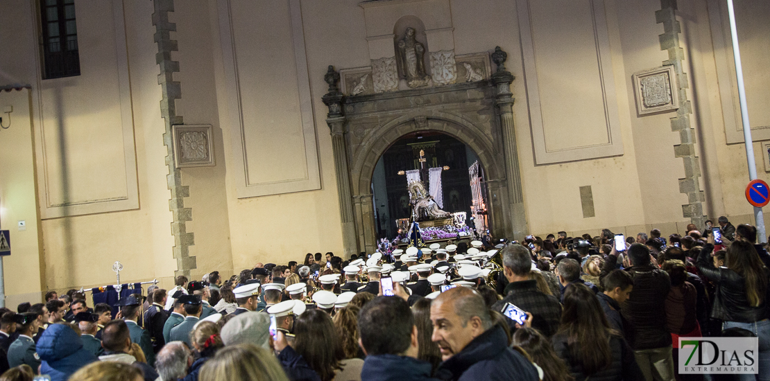 Miércoles Santo marcado por el mal tiempo en Badajoz