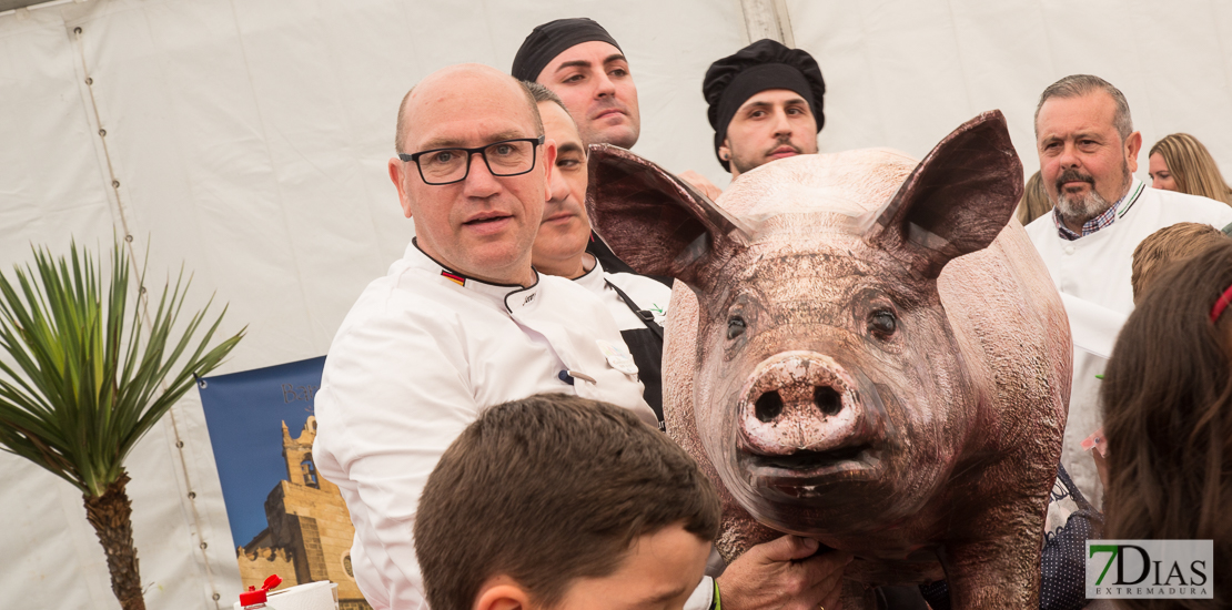 Ambiente en el Certamen del Cerdo Ibérico de Barcarrota (BA)