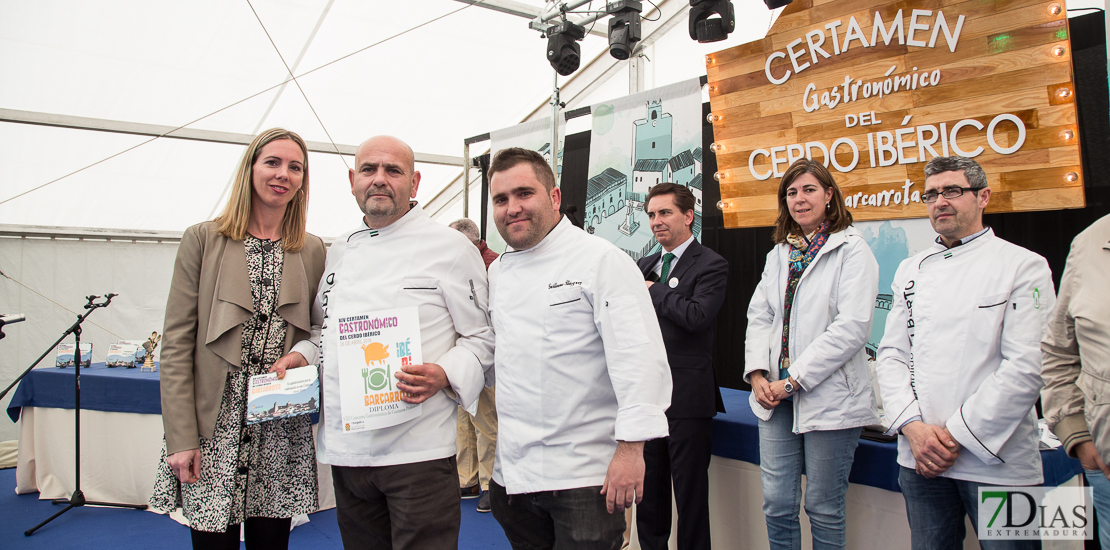 Ambiente en el Certamen del Cerdo Ibérico de Barcarrota (BA)