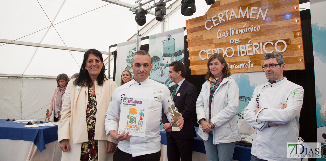 Ambiente en el Certamen del Cerdo Ibérico de Barcarrota (BA)