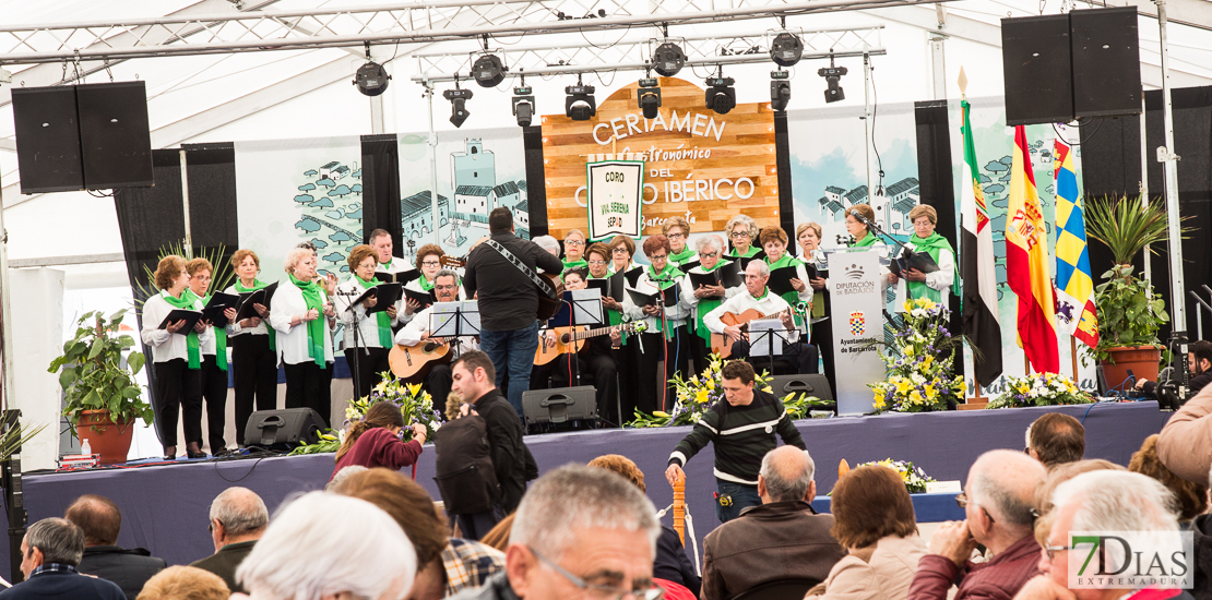 Ambiente en el Certamen del Cerdo Ibérico de Barcarrota (BA)