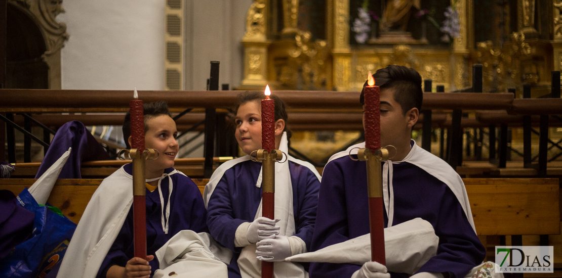 Las imágenes más íntimas del lunes Santo en Badajoz