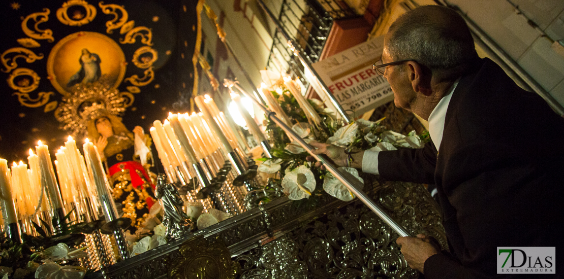 Las imágenes más íntimas del lunes Santo en Badajoz